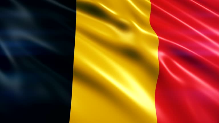 Le drapeau de la Belgique