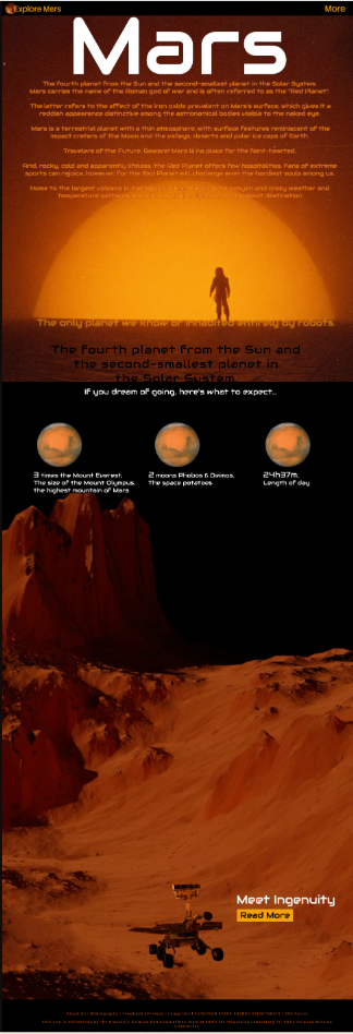 Projet Mars 1