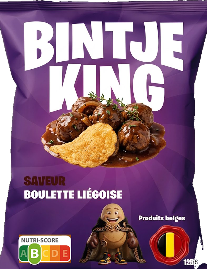 Sachet Bintje King saveur Boulette Liégeoise, 125 g