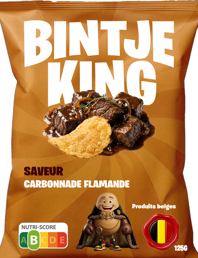 Sachet Bintje King saveur Carbonnade Flamande, 125 g