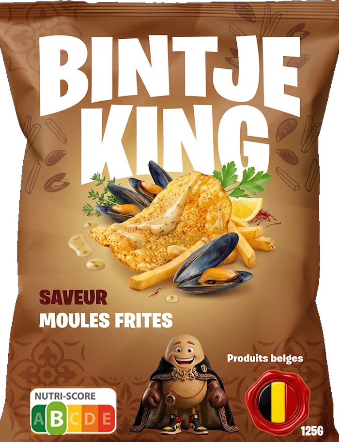 Sachet Bintje King saveur Moules Frites, 125 g