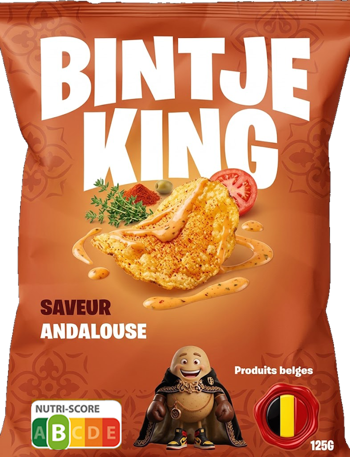 Sachet Bintje King saveur Andalouse, 125 g