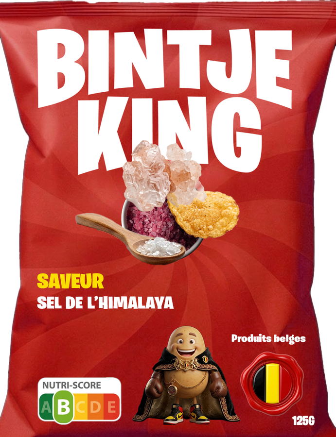 Sachet Bintje King saveur Sel de l'Himalaya, 125 g