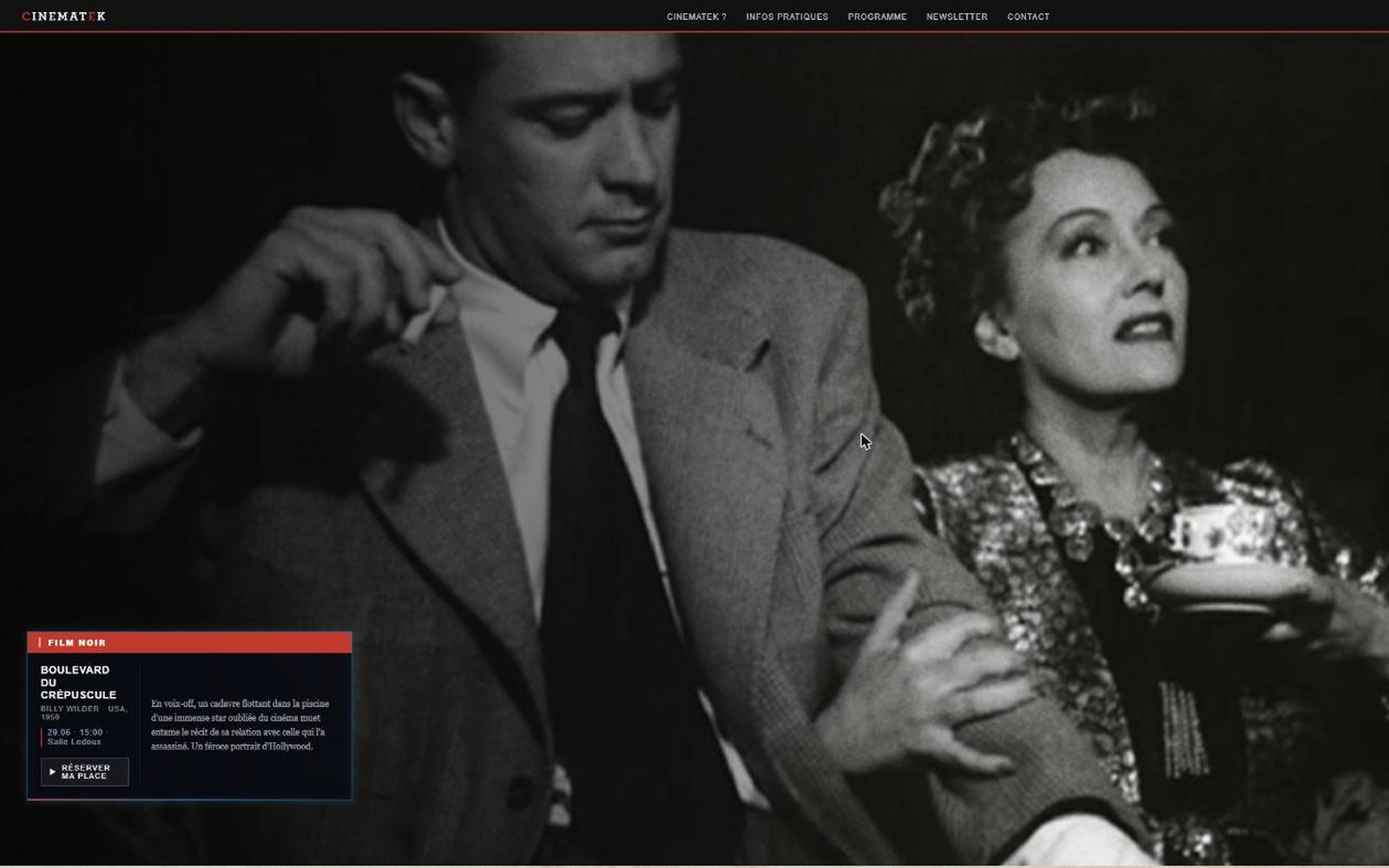 Grille de programmation d'un cinéma, séances organisées par jour et par salle.