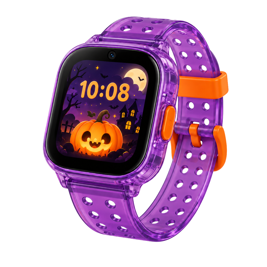 Montre connectée Charmoo violette édition Halloween