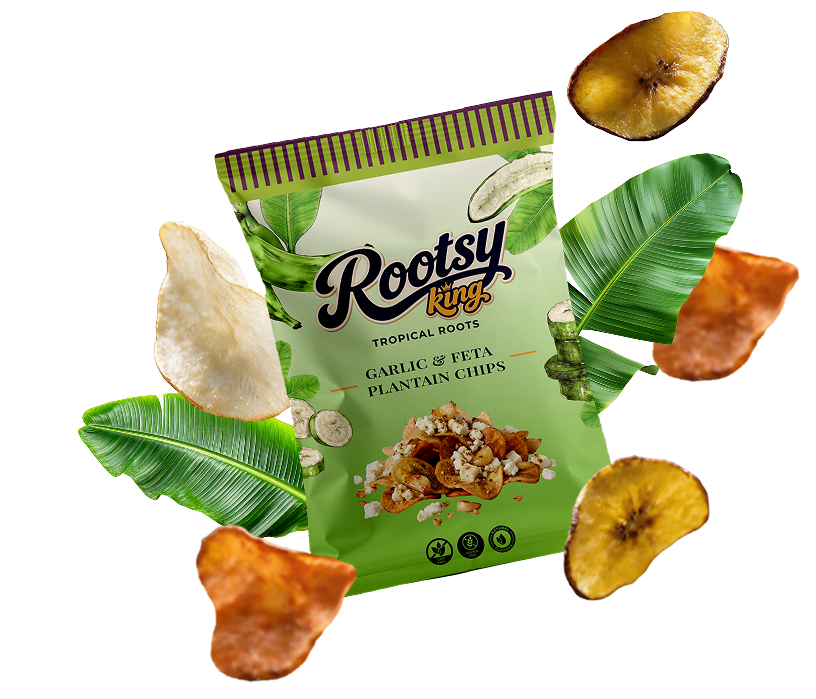Sachet et chips Rootsy