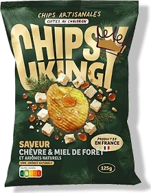 Sachet Chipsy King saveur chèvre & miel de forêt