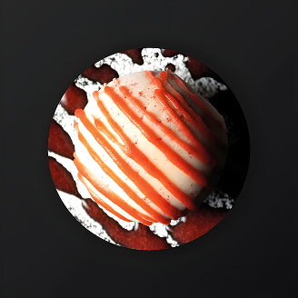 Boule de litchi-framboise