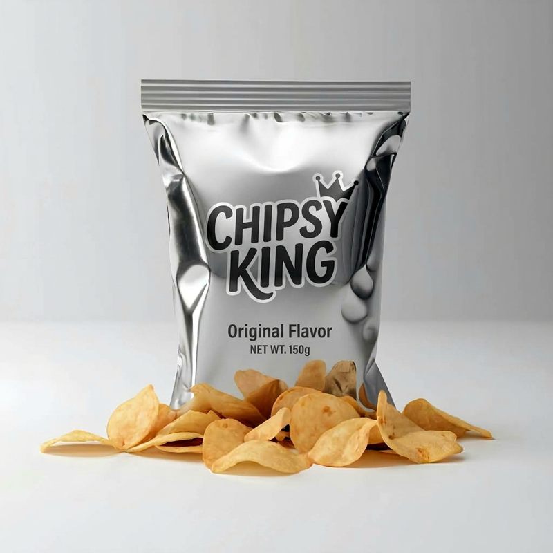 Paquet argenté Chipsy King saveur originale