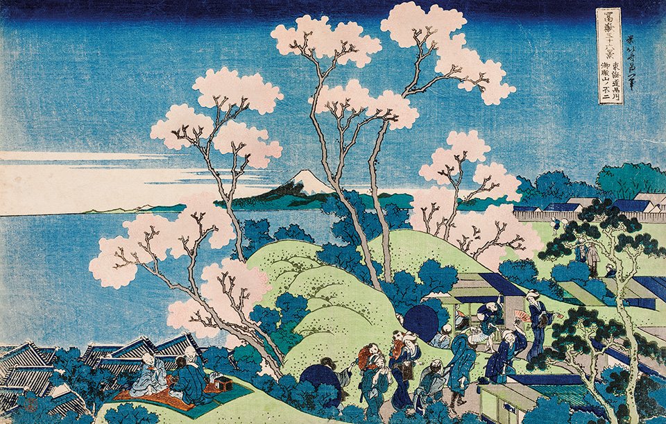 Croquis fantastique de Hokusai