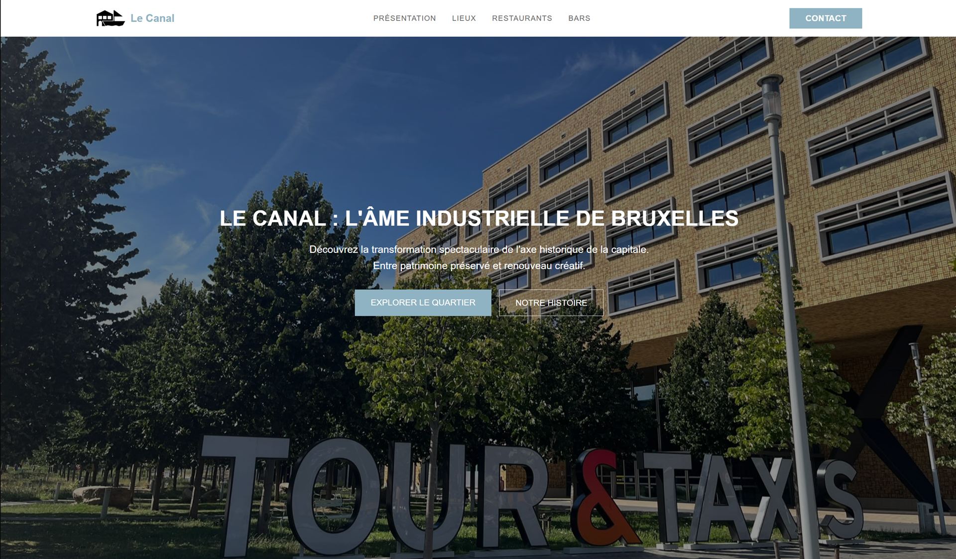 Aperçu du design du quartier Canal